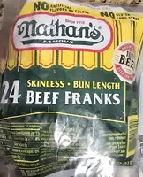 Bun Length Skinless All Beef Hot Dogs