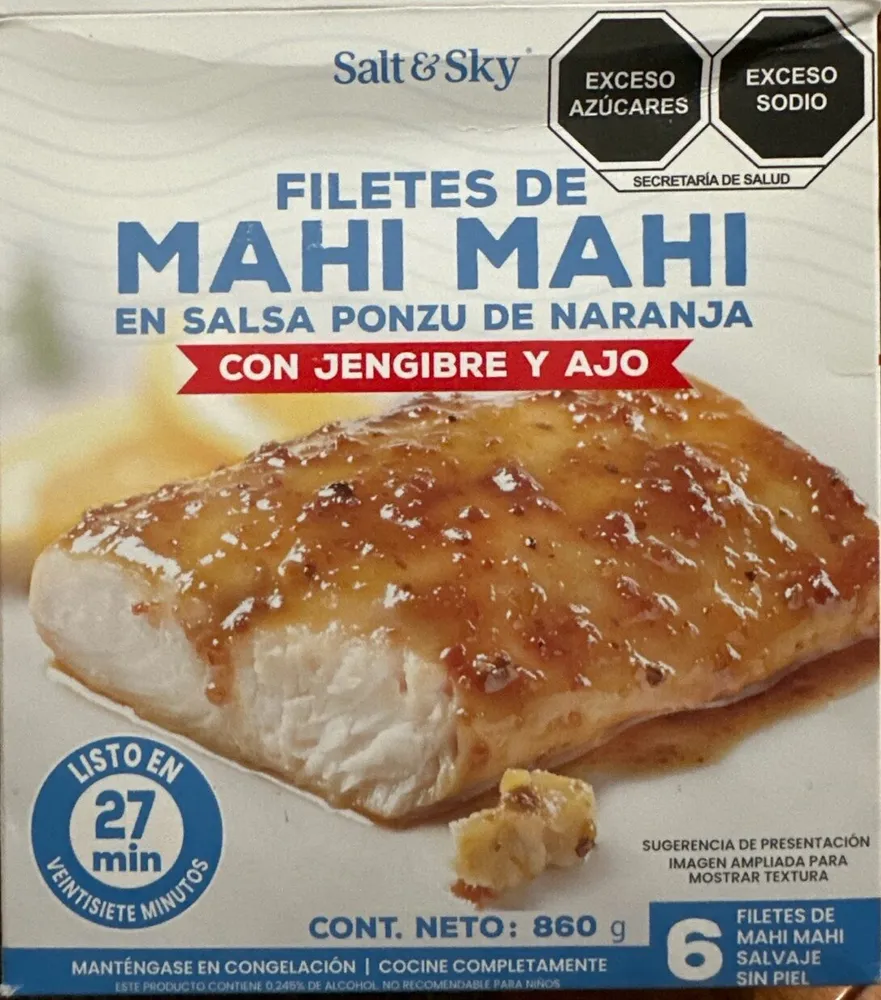Filetes De Mahi Mahi En Salsa Ponzu