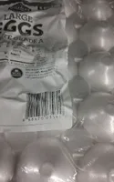 large eggs, white, grade A, 5 dozen