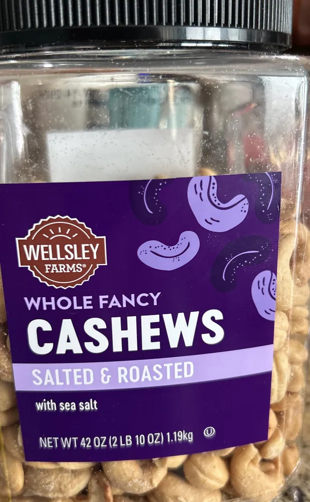 Whole Fancy Cashews Salted & Roasted