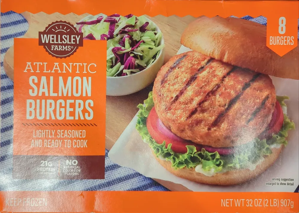 Atlantic Salmon Burgers