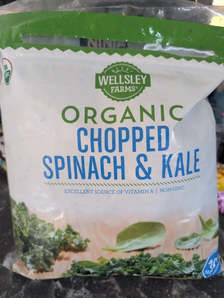 Organic Chopped Spinach And Kale