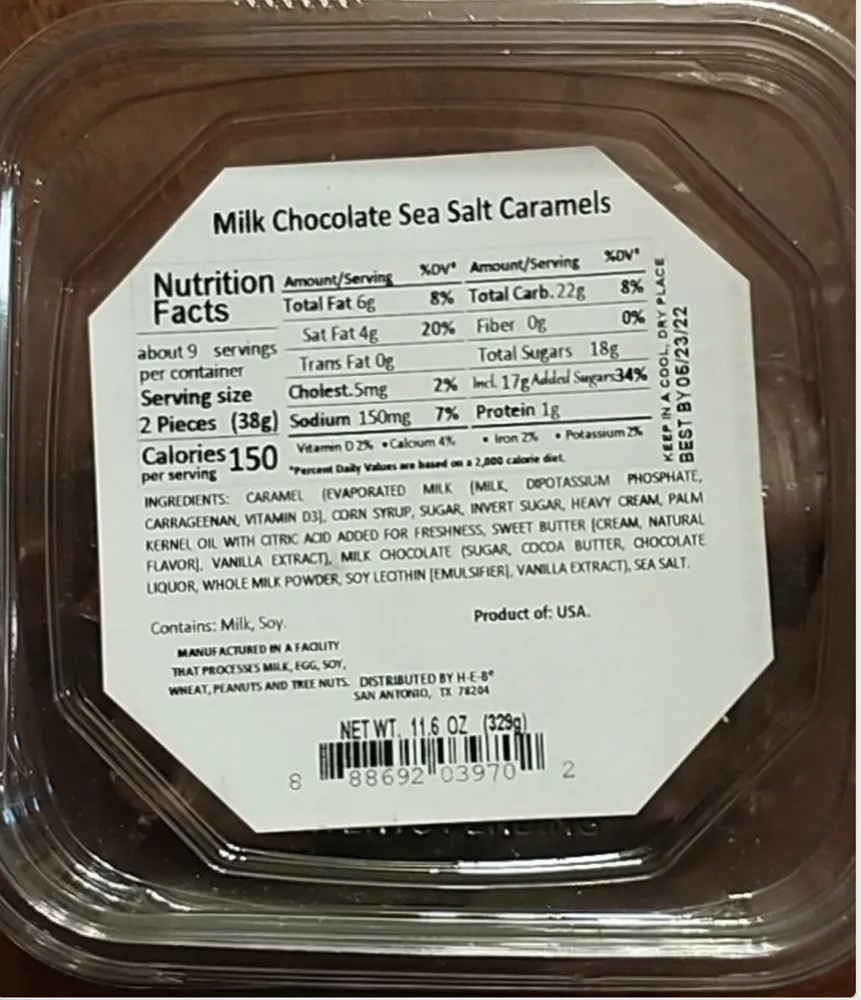 Milk Chocolate Sea Salt Caramels