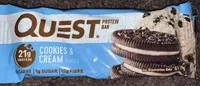 Cookies & Cream Flavor Protein Bar