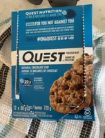 Oatmeal chocolate chip protein bar