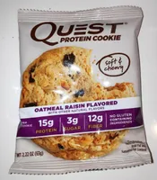 Protein cookie, oatmeal raisin