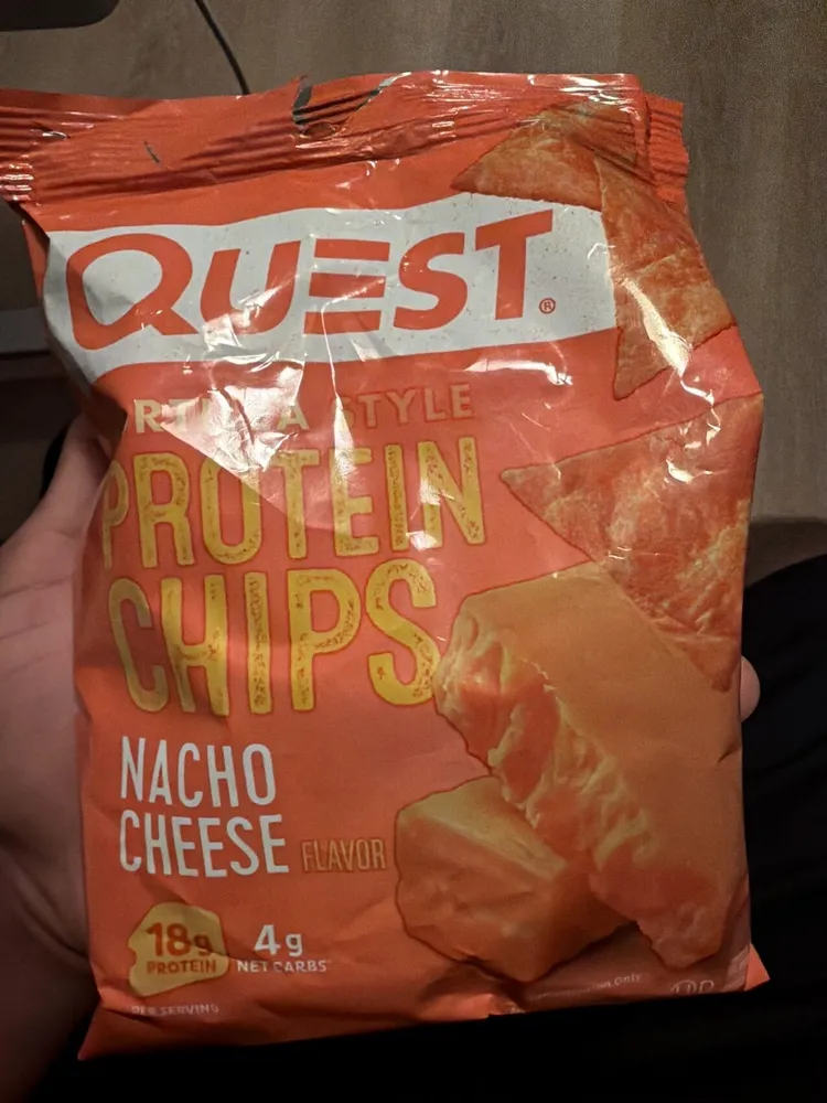 Nacho Cheese Tortilla Style Protein Chips