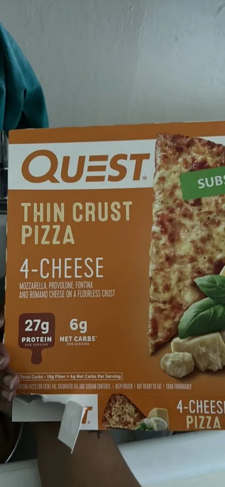 Thin Crust Pizza 4-Cheese