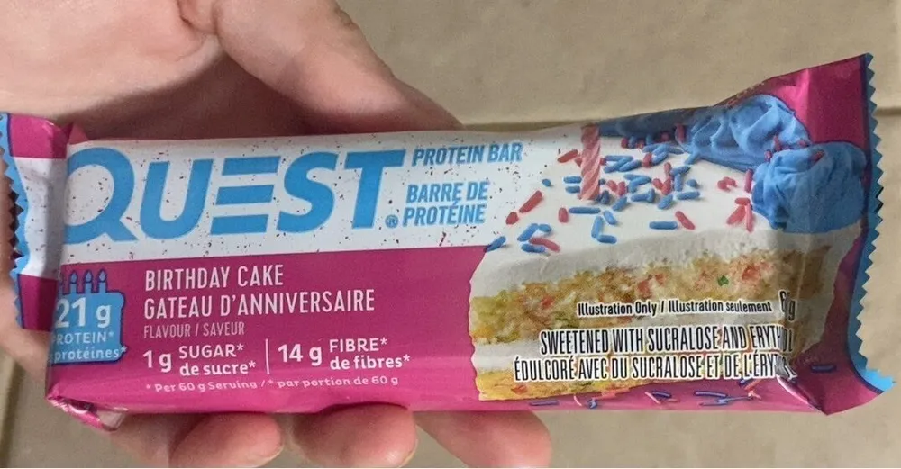 Birthday Cake Protein Bar