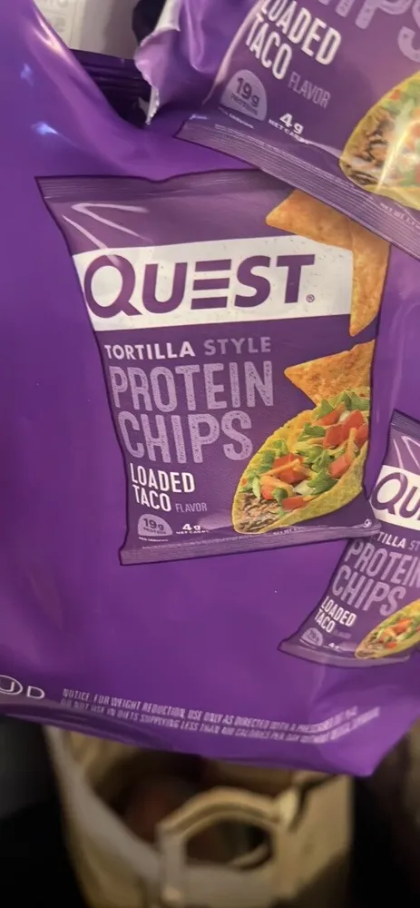Tortilla Style Protein Chips Loaded Taco Flavored