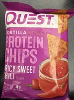Tortilla Style Protein Chips Spicy Sweet Chili