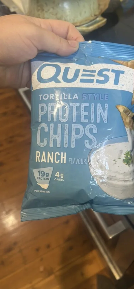 Tortilla Style Protein Chips Ranch Flavour