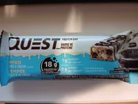 Dipped cookies and cream protein bar