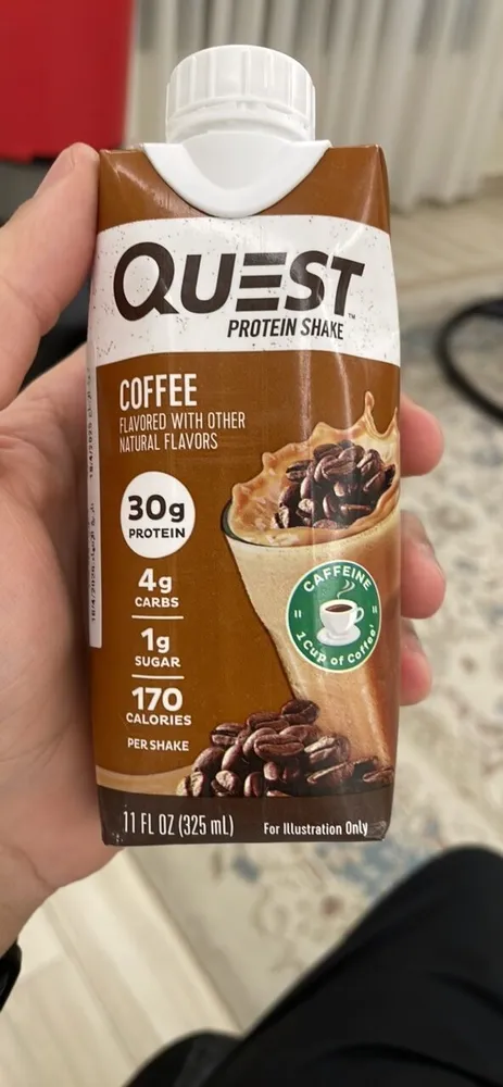 Quest protein shake coffee flavor