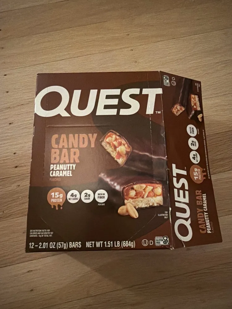 Peanutty Caramel Candy Bar
