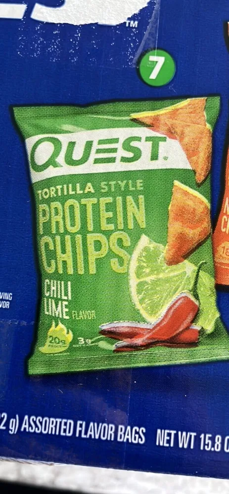 Tortilla Style Protein Chips Chili Lime Flavor