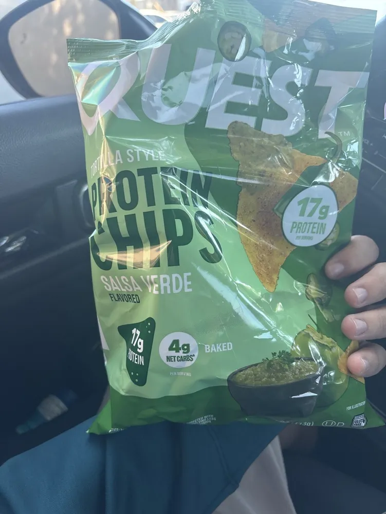 Salsa Verde Tortilla style protein chips