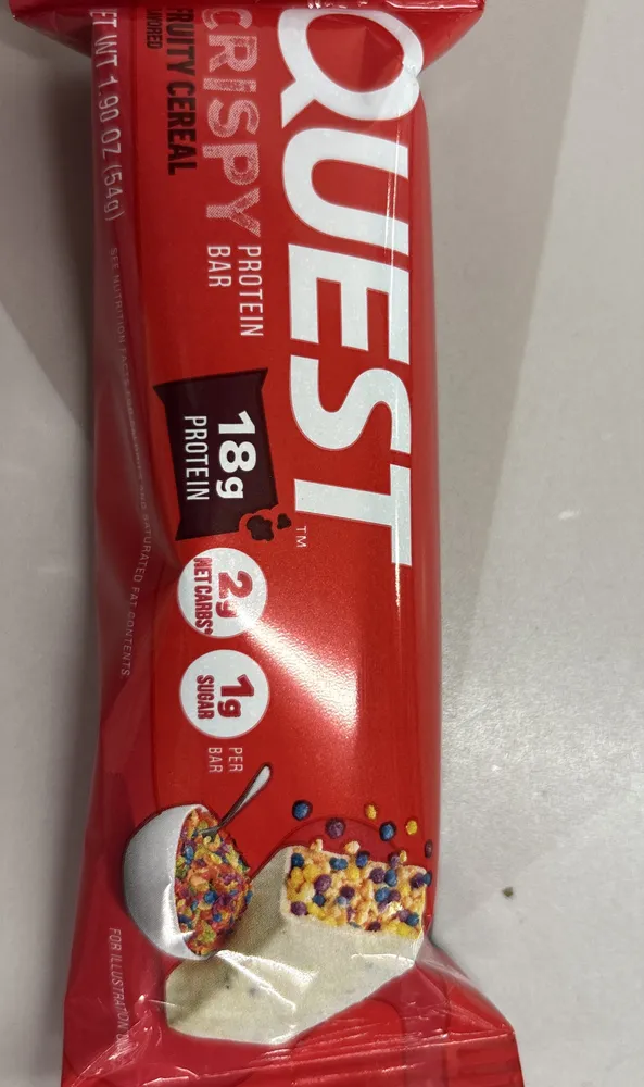 Quest Crispy Protein Bar Fruity Cereal