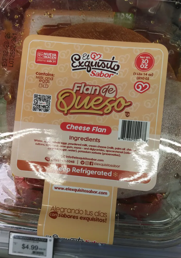 flan de queso