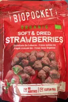 Soft and dried strawberries