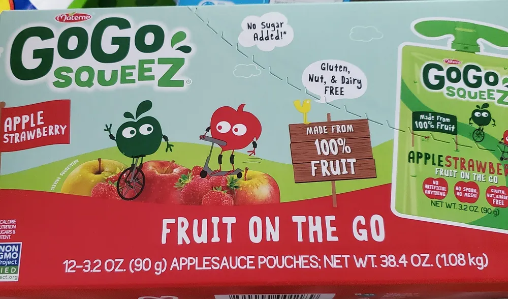 Apple/Strawberry squeeze