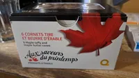 Cornet tire et beurre d'érable