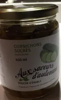 Cornichons sucrés