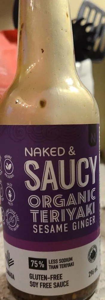 Organic teriyaki sesame ginger