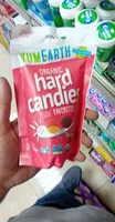 Organic Hard Candies Favorite Fruits - Pomegranate Pucker, Mango Tango, Wet-Face Watermelon, Perfectly Peach