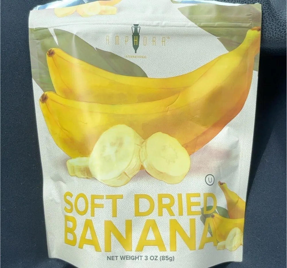 Soft dried banana