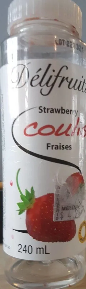 Coulis fraises