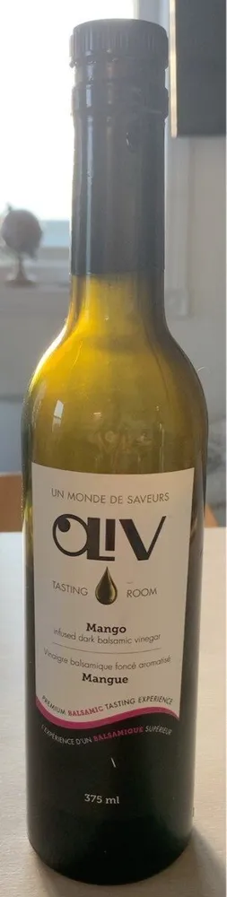 Vinaigre balsamique foncé aromatisé Mangue