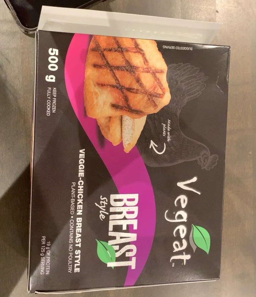 Veggie-chicken breast style