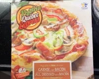 All dressed with bacon Pizza
