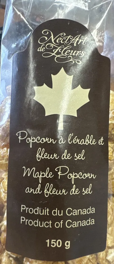 Pop corn à l’érable