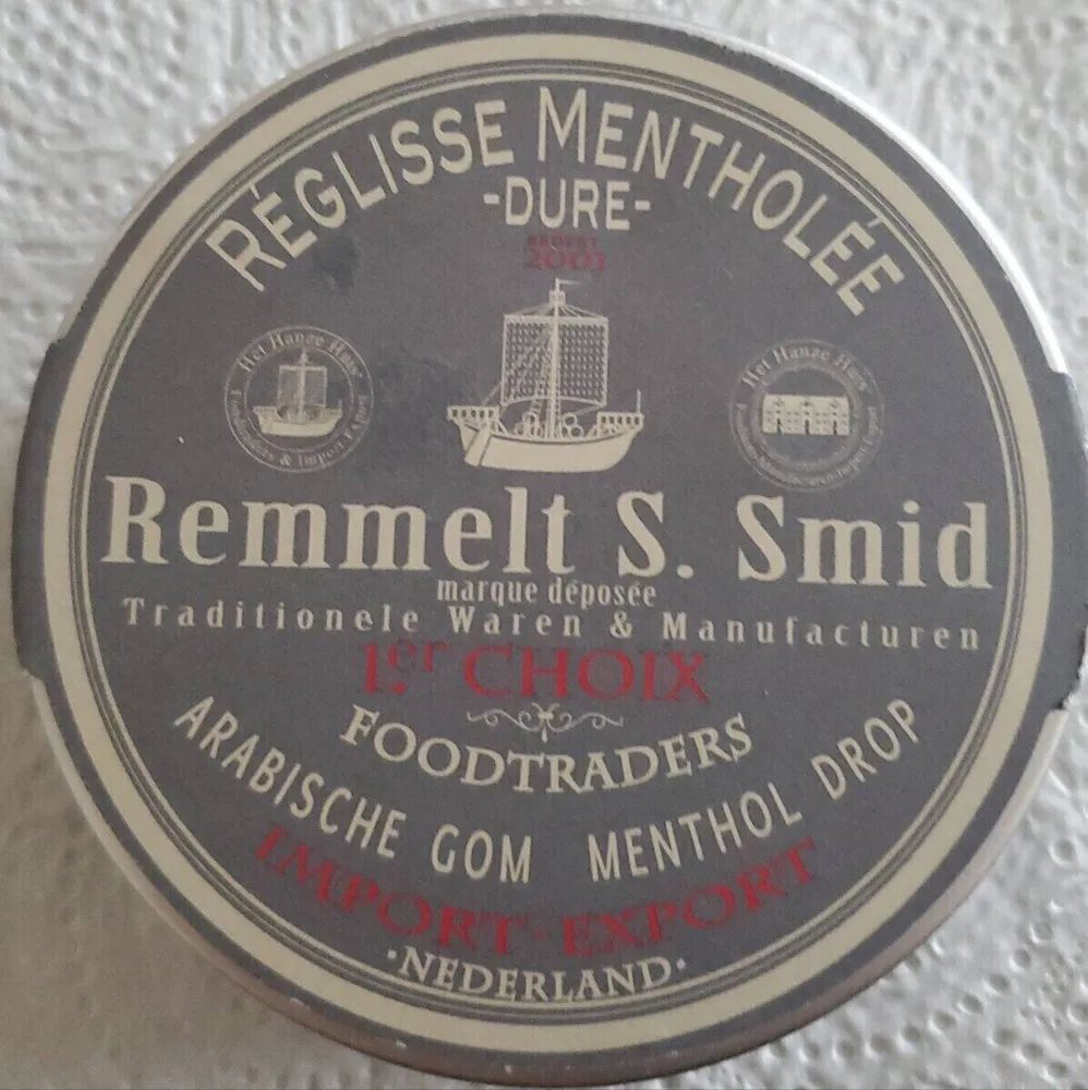 Réglisse mentholée dure