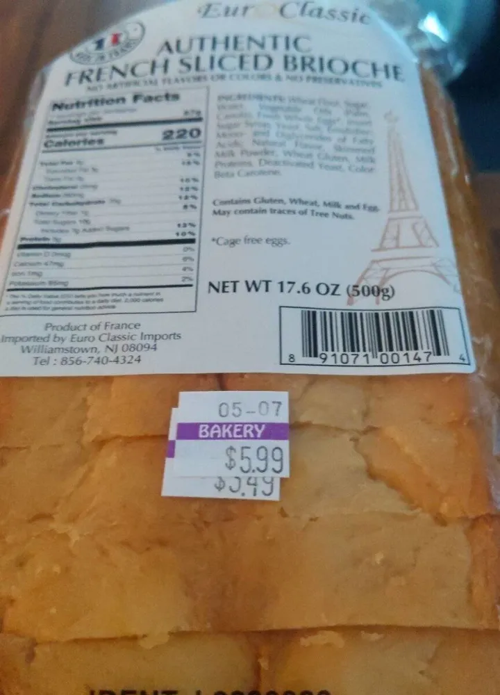 Euro Classic Authentic French Brioche Buns