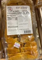 Sliced Cinnamon Raisin Brioche Loaf