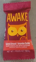 AWAKE Salted Almond Dark Chocolate Bites