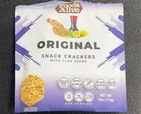 Foods alive flax crackers