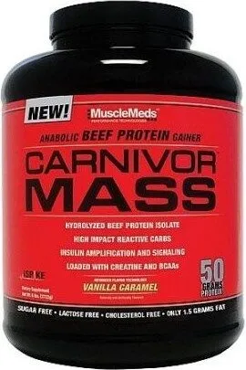 Carnivor Mass (2.5 KG) Musclemeds Parfum Vanille