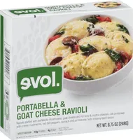 PORTABELLA & GOAT CHEESE RAVIOLI