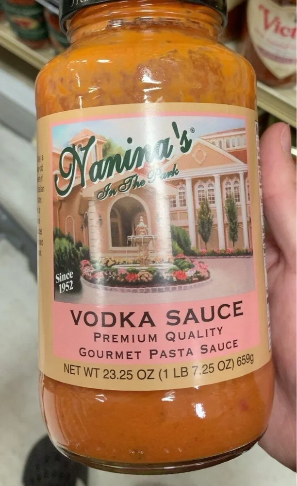 Naninas Vodka Sauce