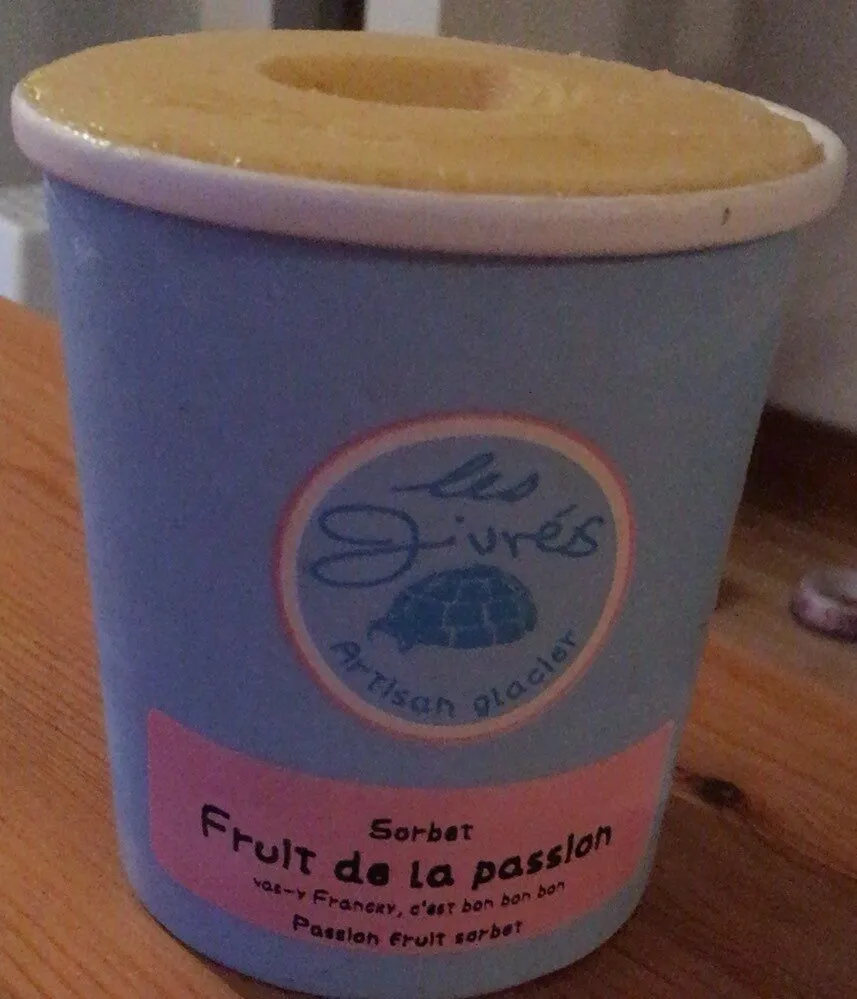 Sorbet fruit de la passion