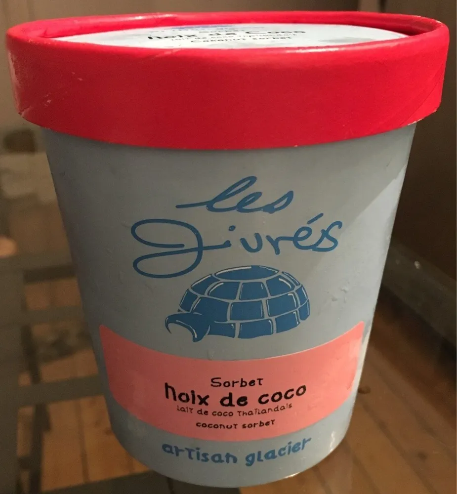 Sorbet noix de coco