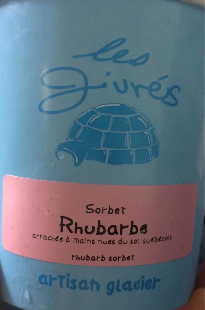 Sorbet rhubarbe