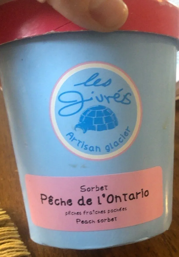 Sorbet pêches de l’Ontario