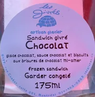 Sandwich givré chocolat