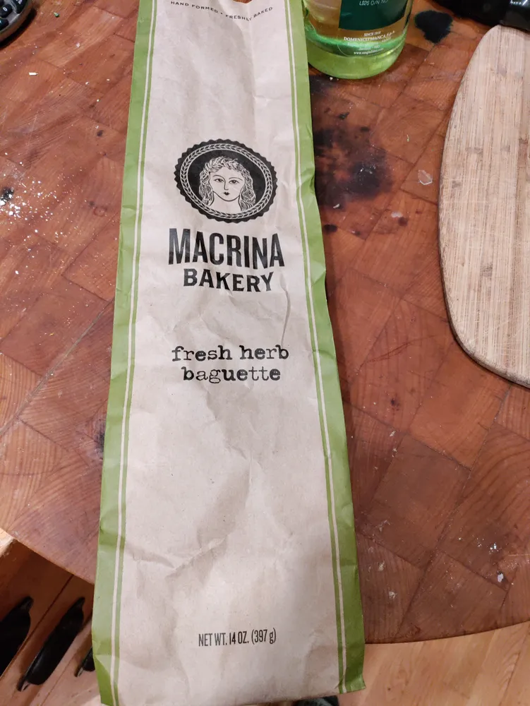 fresh herb baguette
