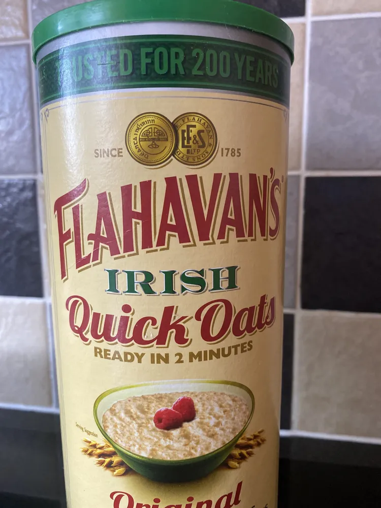 IRISH Quick Oats READY IN 2 MINUTES